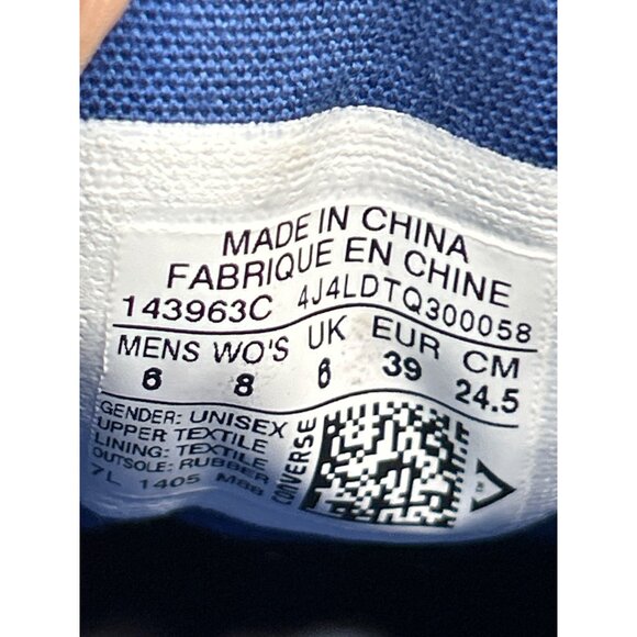 Converse All Star Satin Galaxy Print Sneakers Womens 8 Mens 6 - Picture 8 of 10